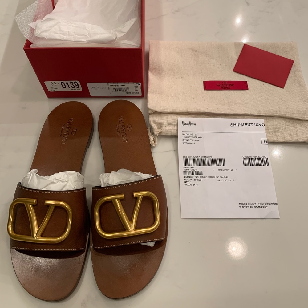 VALENTINO 5 MM  vlogo slide sandal